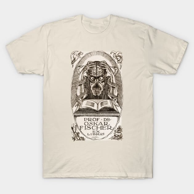 Bookplate for Prof. Dr. Oskar Fischer T-Shirt by UndiscoveredWonders